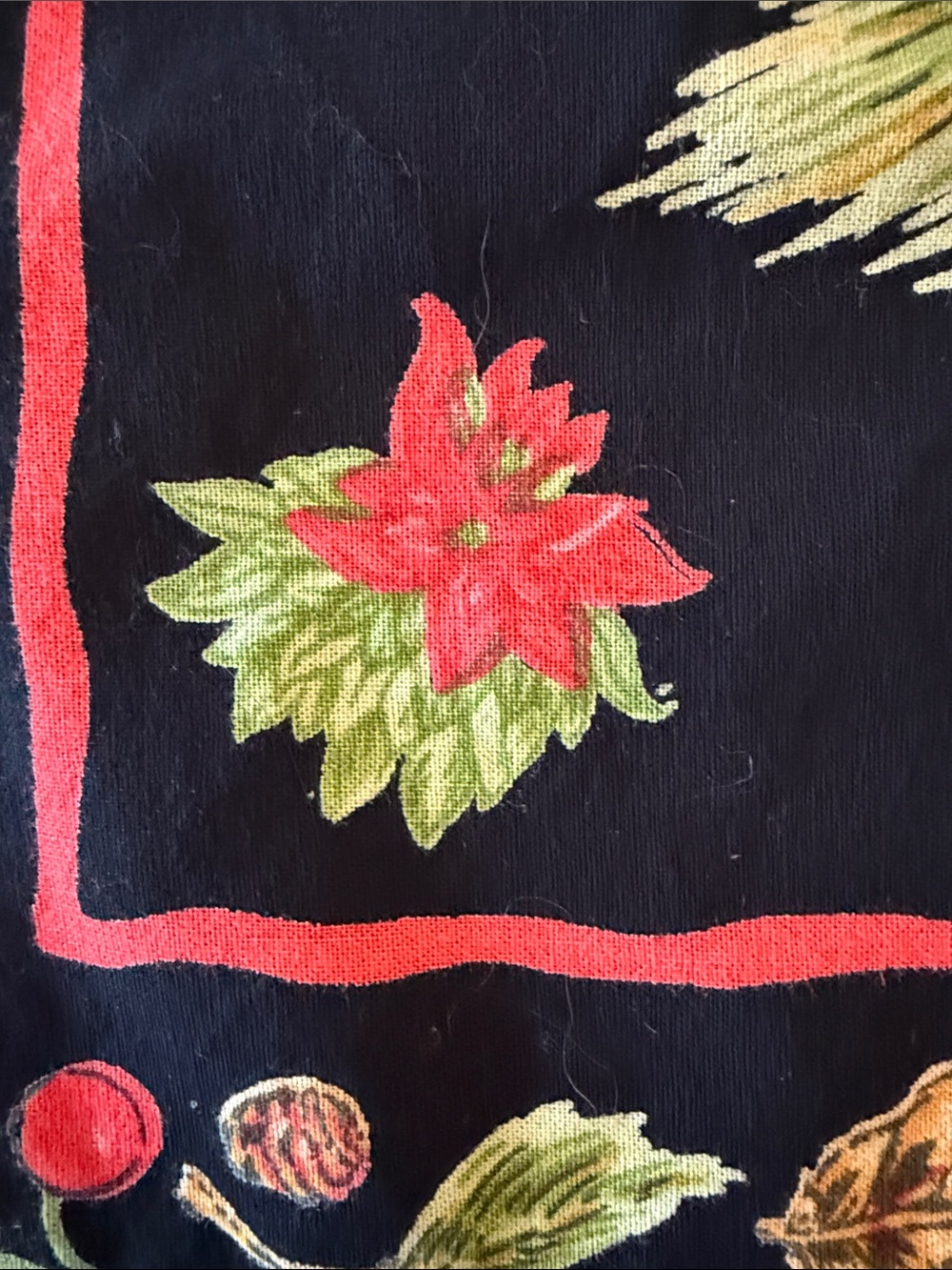 April Cornell holiday cardinal placemats with matching napkins - Picture 11 of 12